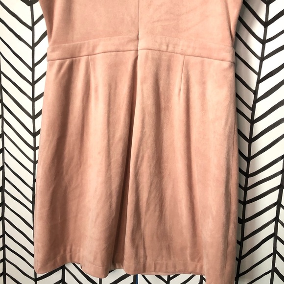 CUPCAKES & CASHMERE Faux Suede Mini  Dress - Picture 8 of 9